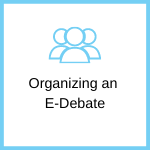 Organizing an e-dabate
